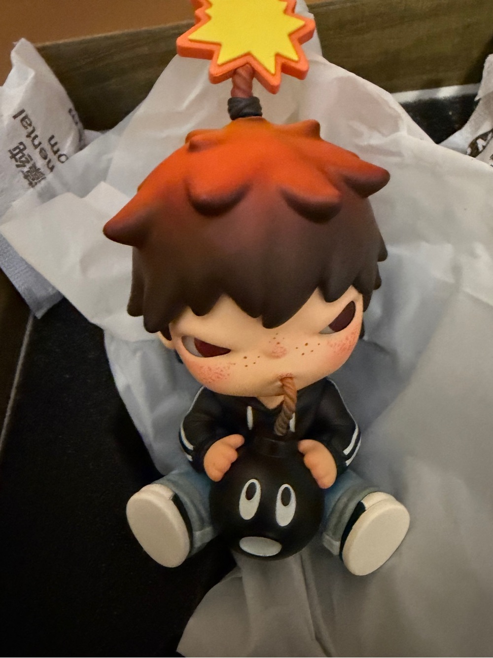 Hirono The Hundreds Brown, black and  White Collectible Figure Box sealed